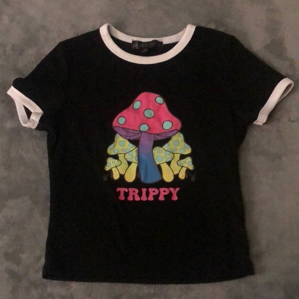 Faded Rose Cropped Tee